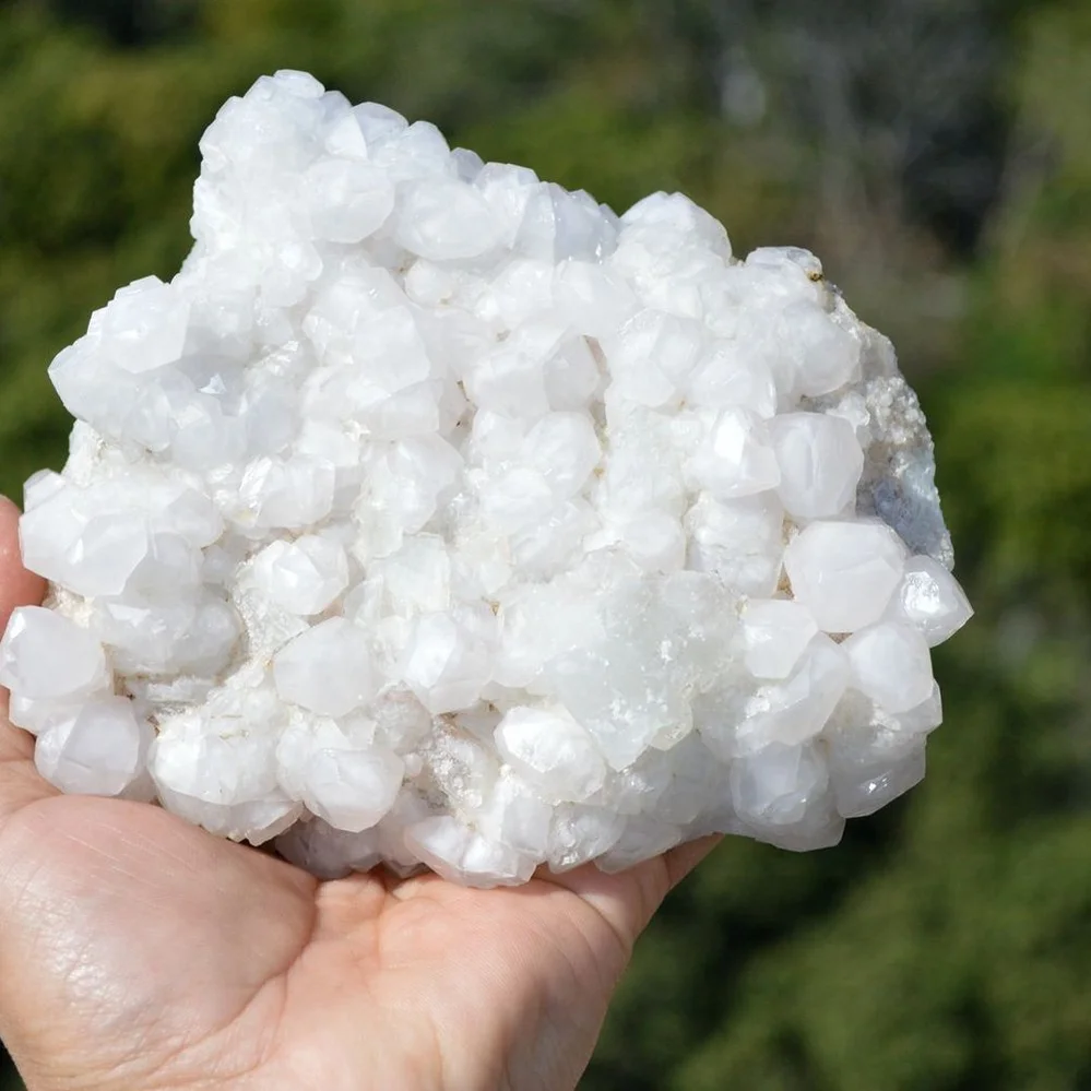 Ghost Fluorite With Calcite, Scheelite Crystals - Image 5