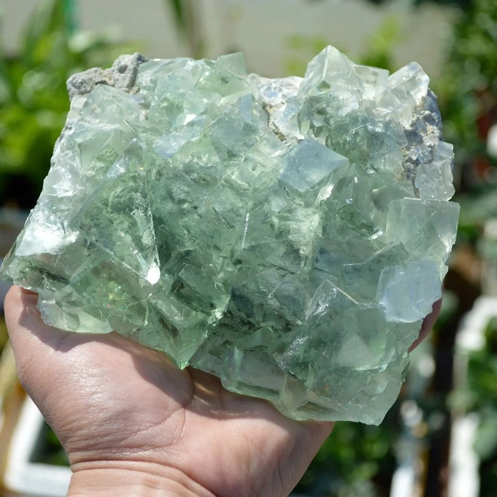 Glassy Cubes Of Fluorite, Remarkable Transparent Crystals - Image 2