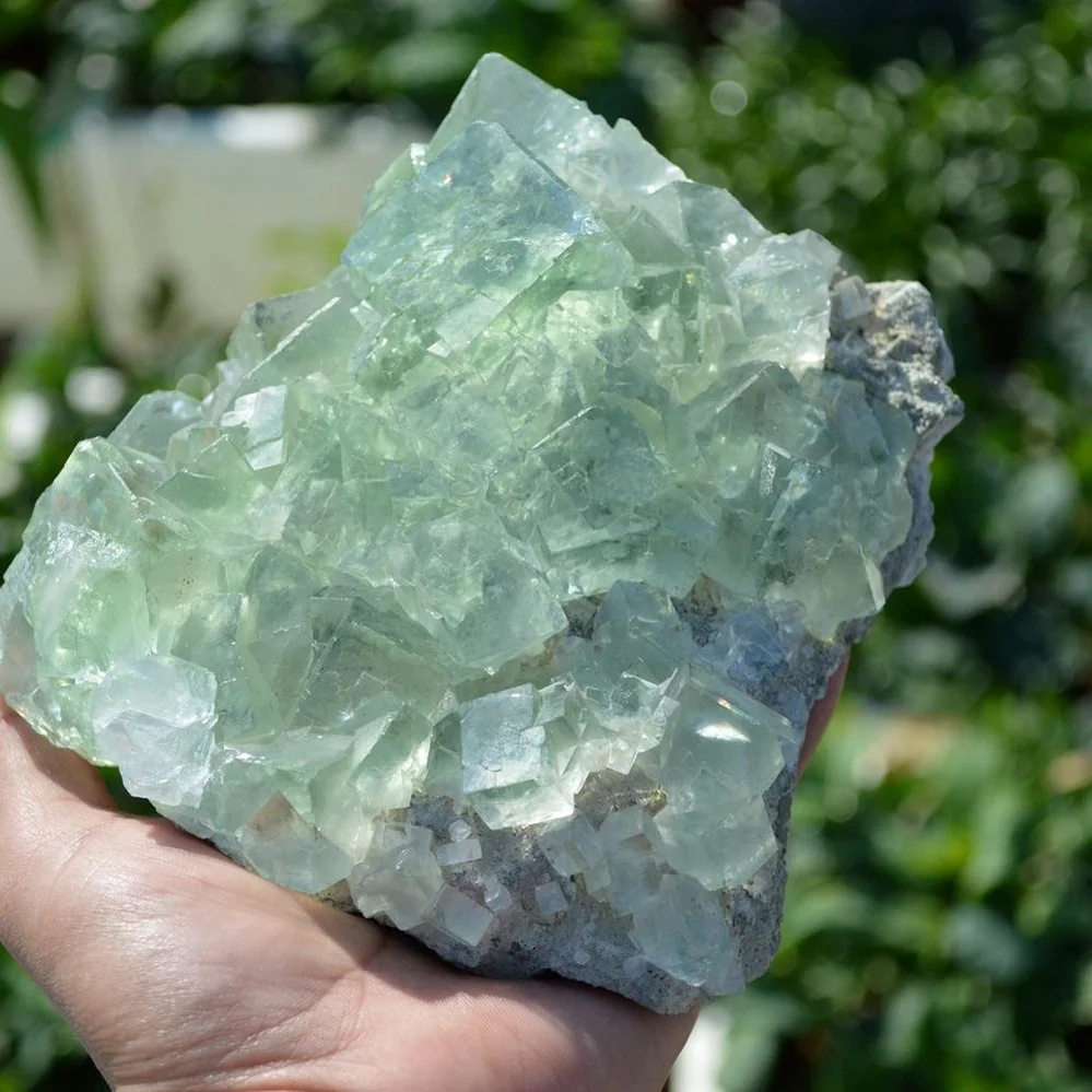 Glassy Cubes Of Fluorite, Remarkable Transparent Crystals - Image 4