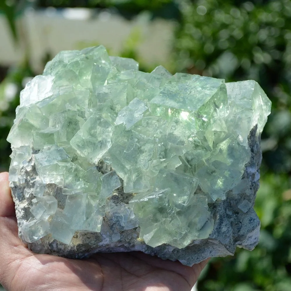 Glassy Cubes Of Fluorite, Remarkable Transparent Crystals - Image 5