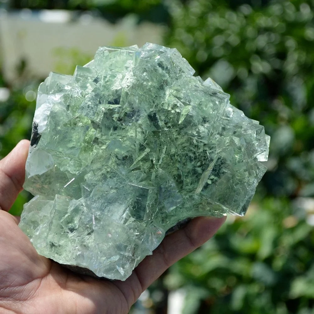 Glassy Cubes Of Fluorite, Remarkable Transparent Crystals - Image 2