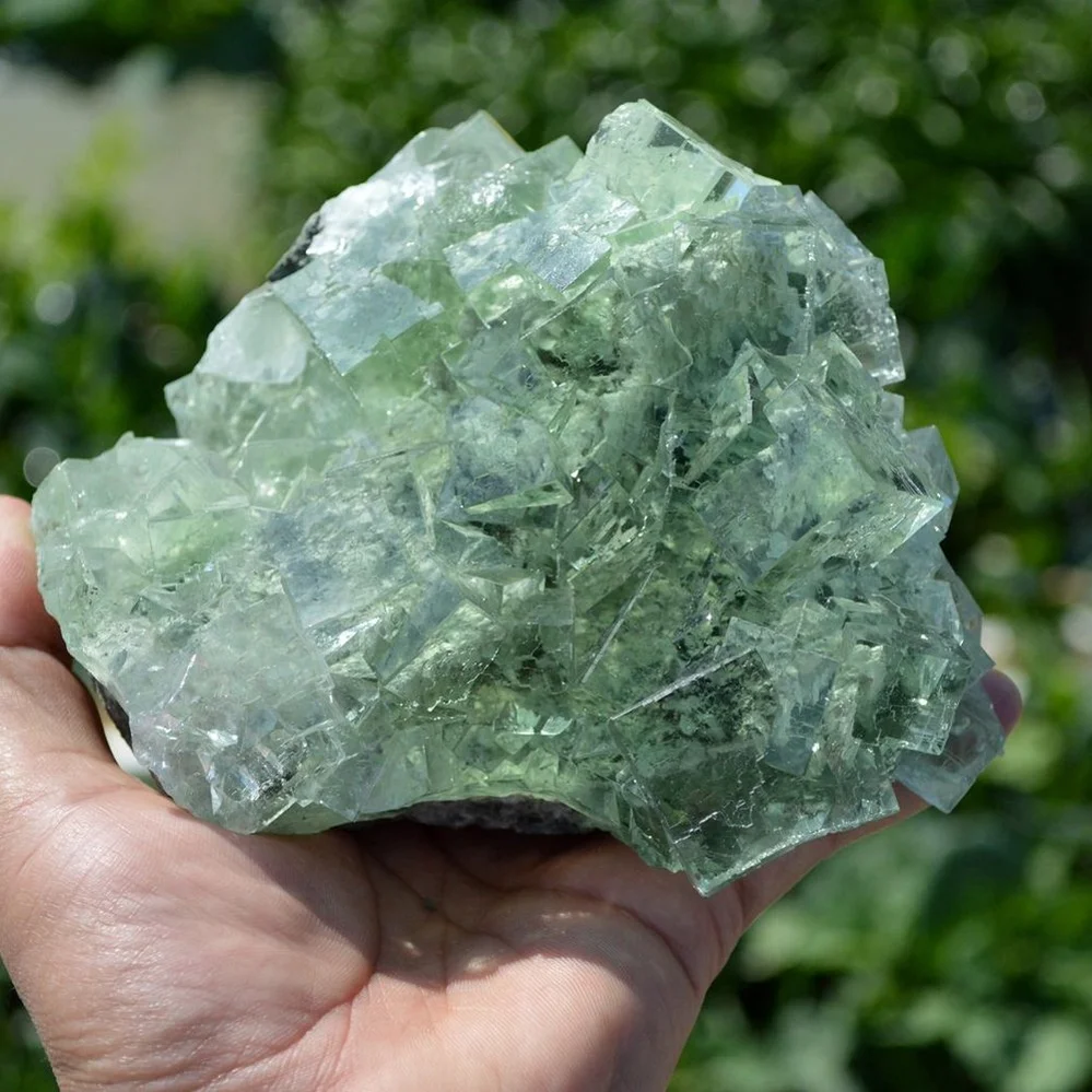 Glassy Cubes Of Fluorite, Remarkable Transparent Crystals - Image 3