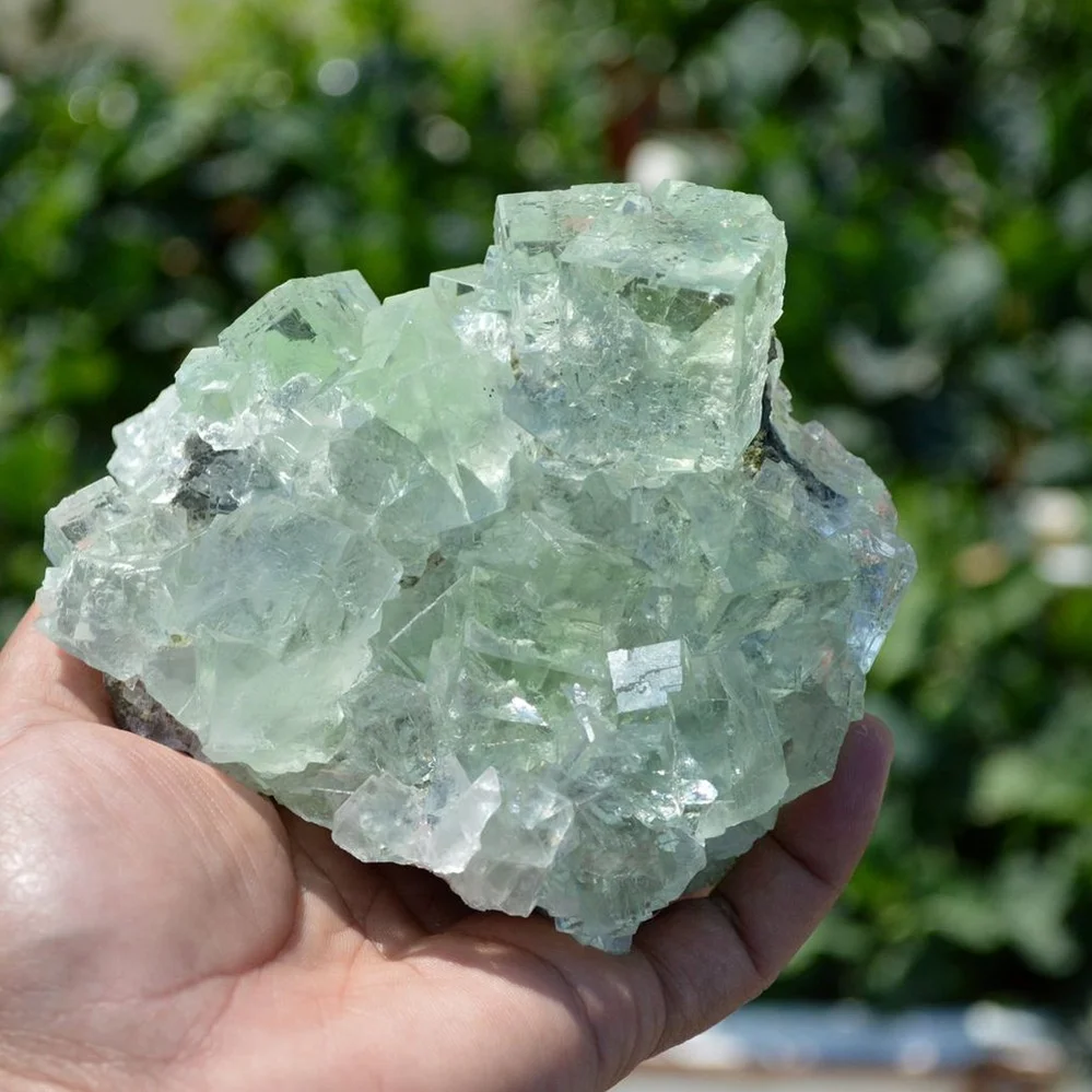 Glassy Cubes Of Fluorite, Remarkable Transparent Crystals - Image 2