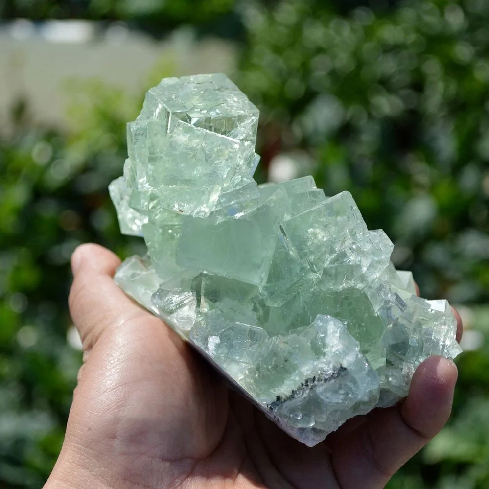 Glassy Cubes Of Fluorite, Remarkable Transparent Crystals - Image 5