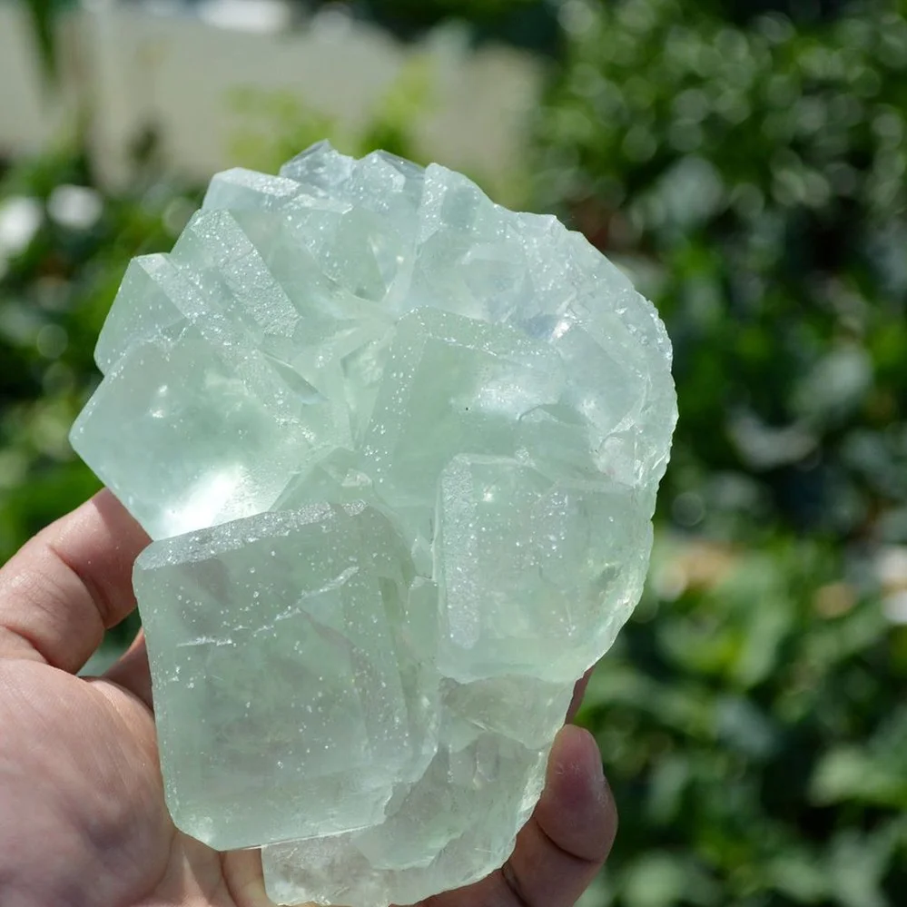 Glassy Cubes Of Fluorite, Remarkable Transparent Crystals - Image 3