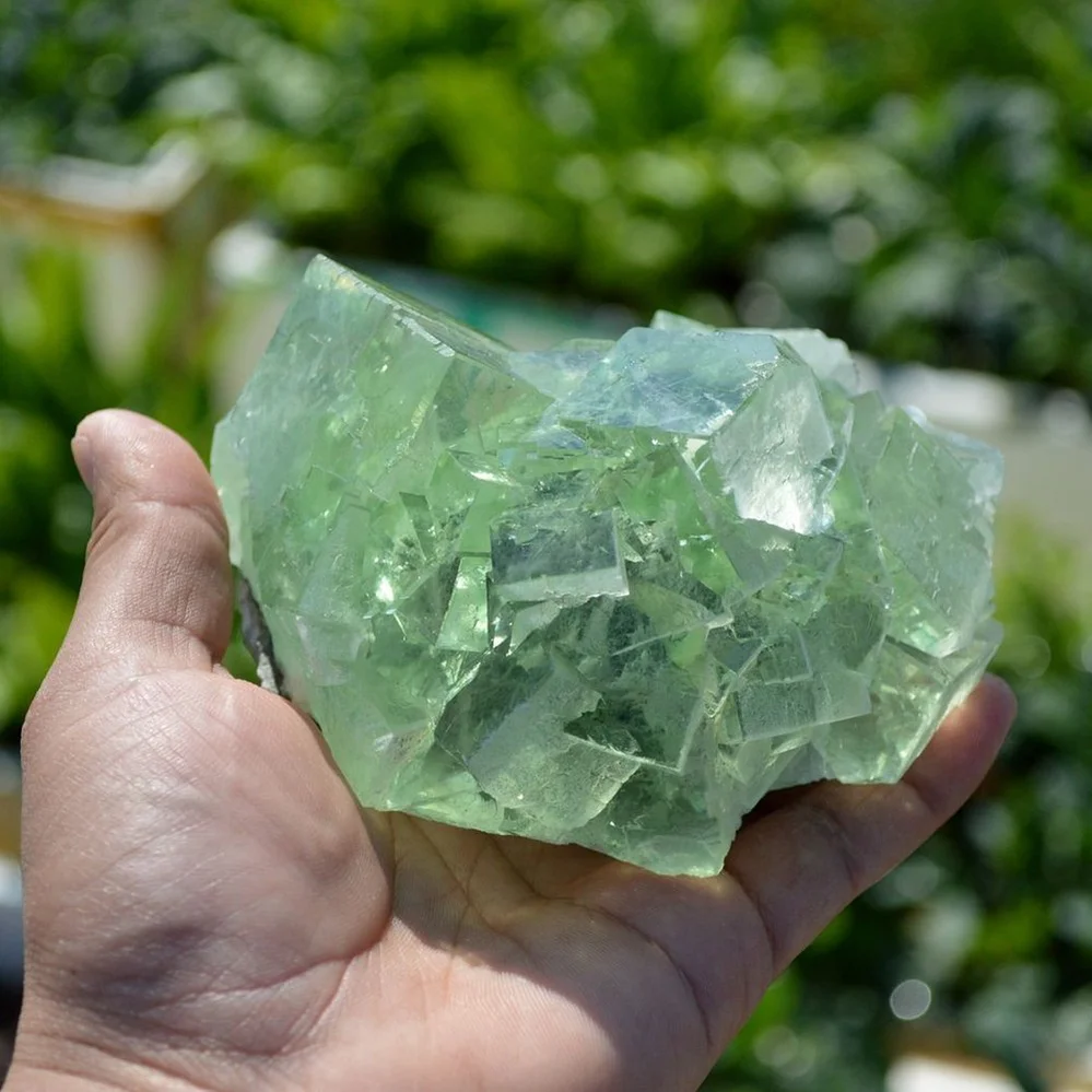 Glassy Cubes Of Fluorite, Remarkable Transparent Crystals - Image 3