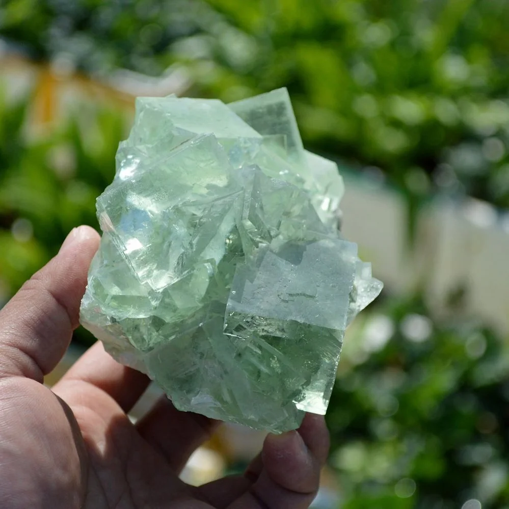 Glassy Cubes Of Fluorite, Remarkable Transparent Crystals - Image 3