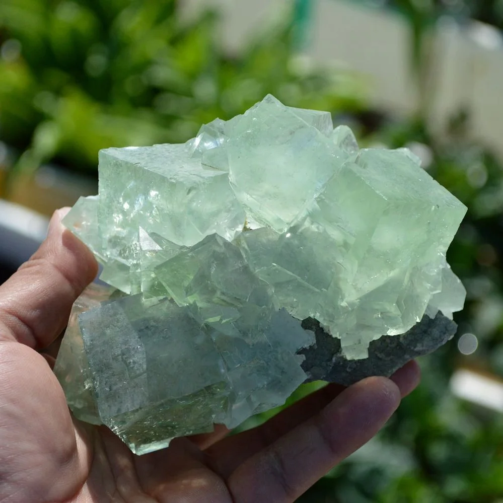 Glassy Cubes Of Fluorite, Remarkable Transparent Crystals - Image 5