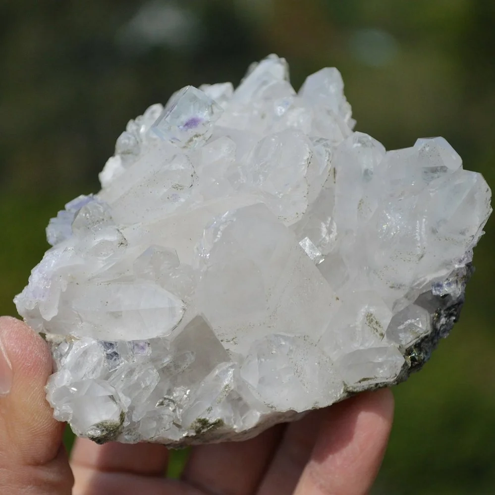 Fluorite With Quartz, Arsenopyrite Crystals (Floater) - Image 3