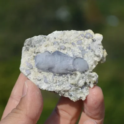 Fluorite With Dolomite, Arsenopyrite Crystals