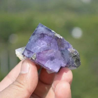 Fluorite With Quartz, Mica Crystals