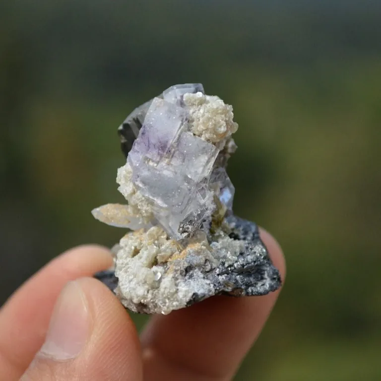 Ferberite With Quartz,Fluorite,Arsenopyrite,Mica Crystals - Image 8