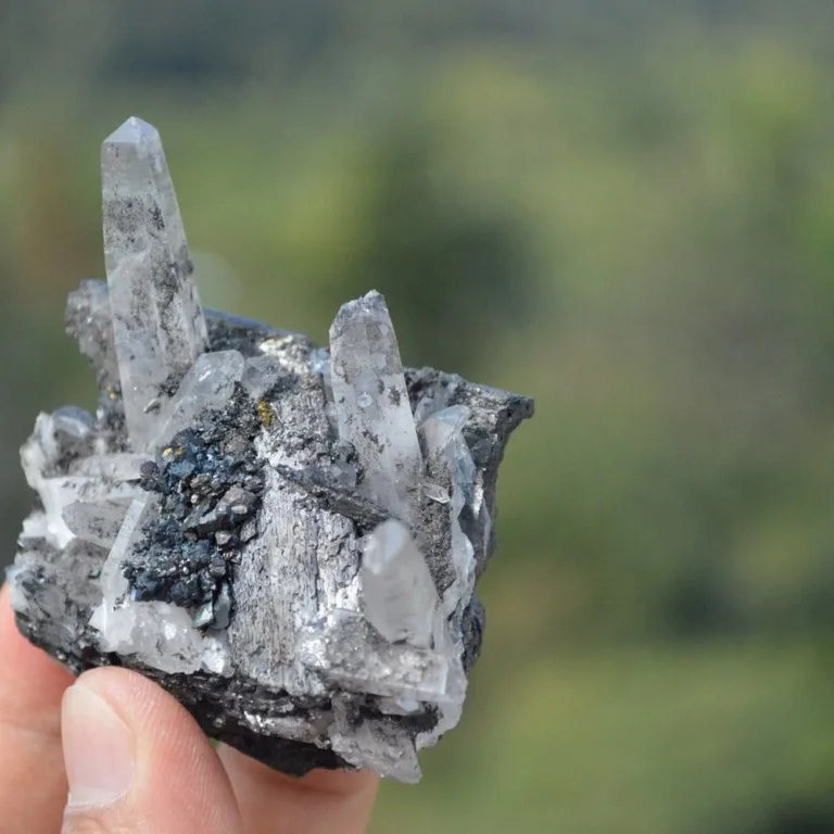 Ferberite With Quartz,Arsenopyrite,Mica Crystals - Image 5