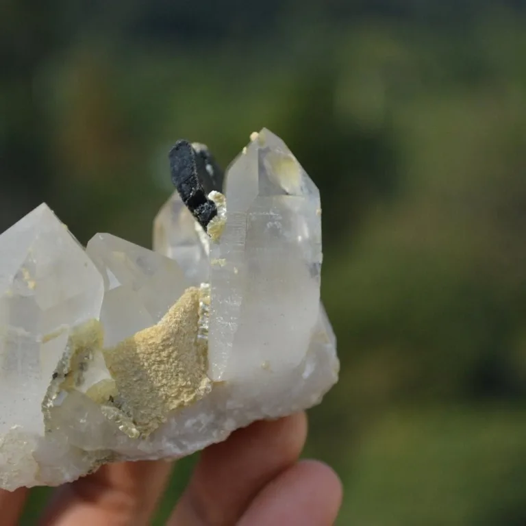 Ferberite With Quartz,Mica Crystals - Image 8