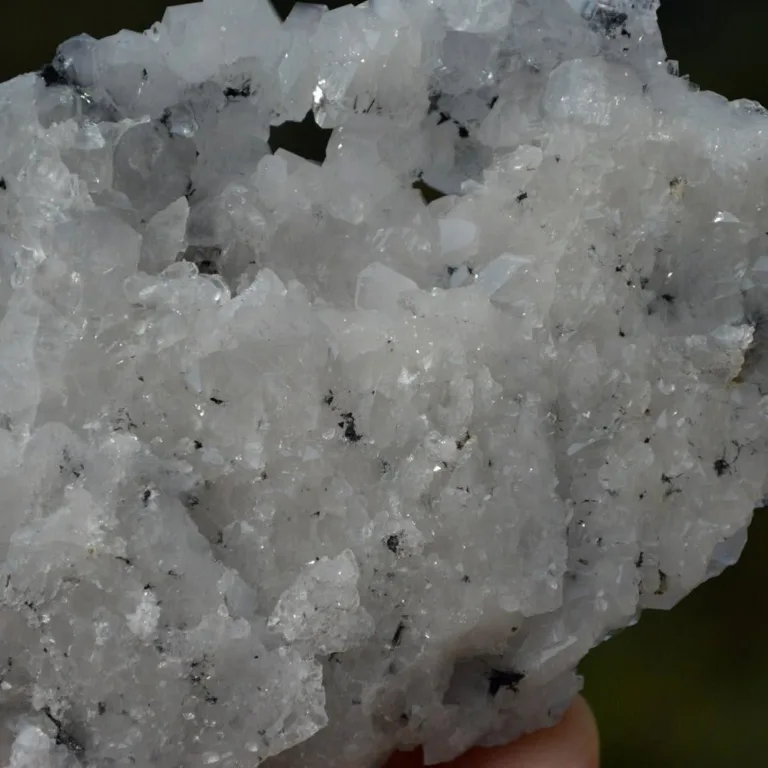 Floating Ferberite With Quartz,Fluorite Crystals - Image 9