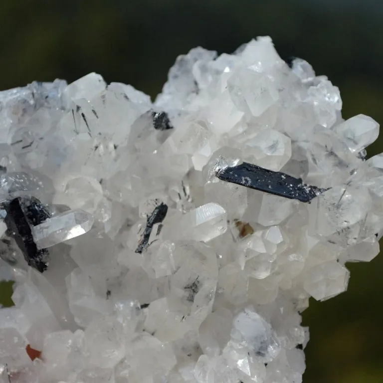 Floating Ferberite With Quartz,Fluorite Crystals - Image 10