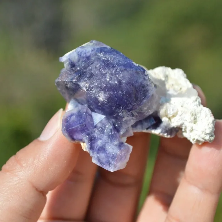 Fluorite With Quartz,Mica Crystals - Image 2
