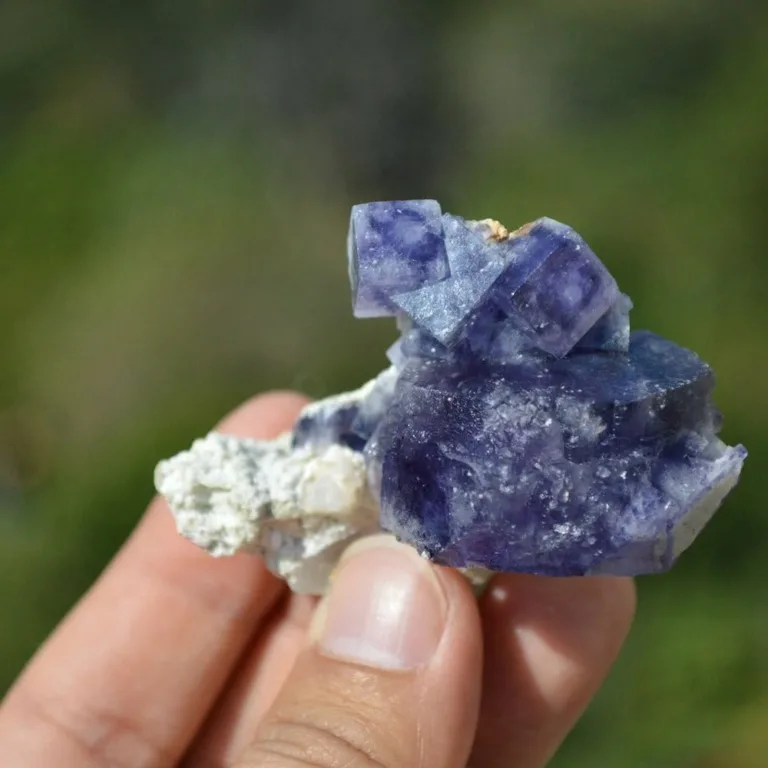 Fluorite With Quartz,Mica Crystals - Image 4