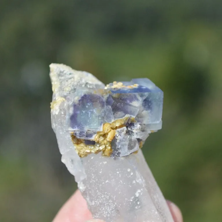 Fluorite With Quartz, Mica Crystals - Image 5