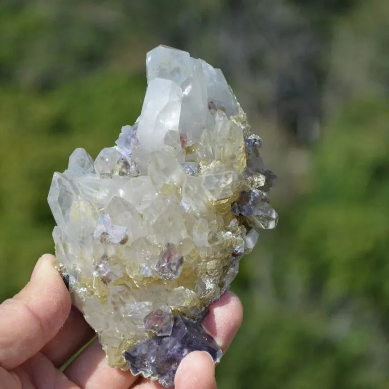 Fluorite With Quartz, Mica Crystals (Floater) - Image 3