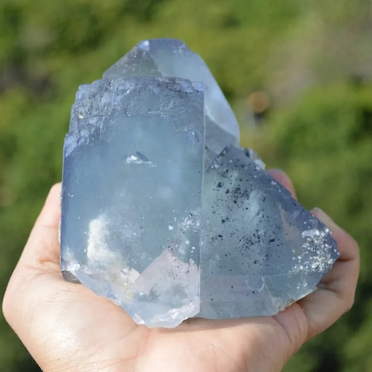 Ghost Fluorite With Quartz, Dolomite, Arsenopyrite Crystals - Image 11