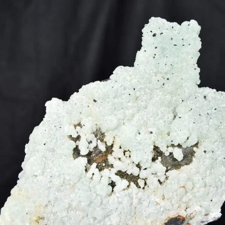 Prehnite With Babingtonite And Quartz Crystals - Image 5