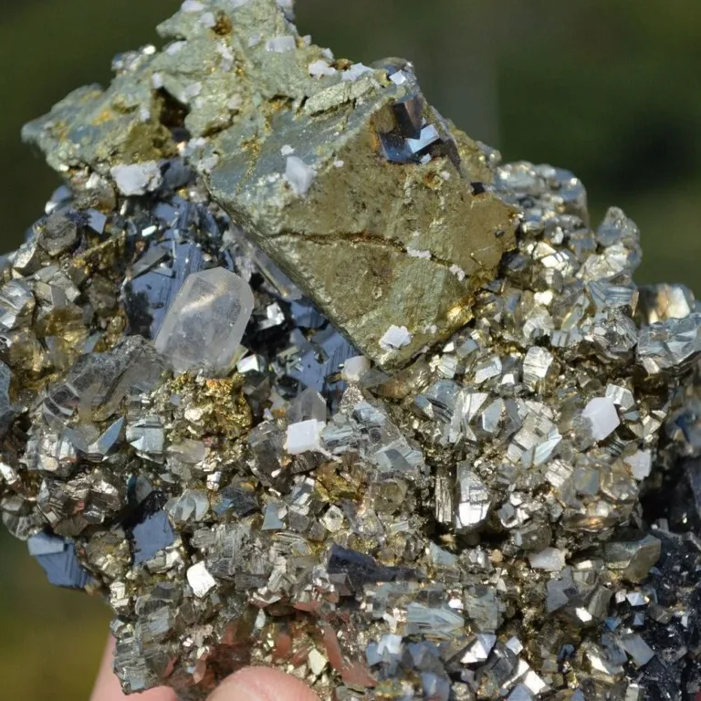 Marmatite With Chalcopyrite, Dolomite, Pyrite, Quartz Crystals - Image 7