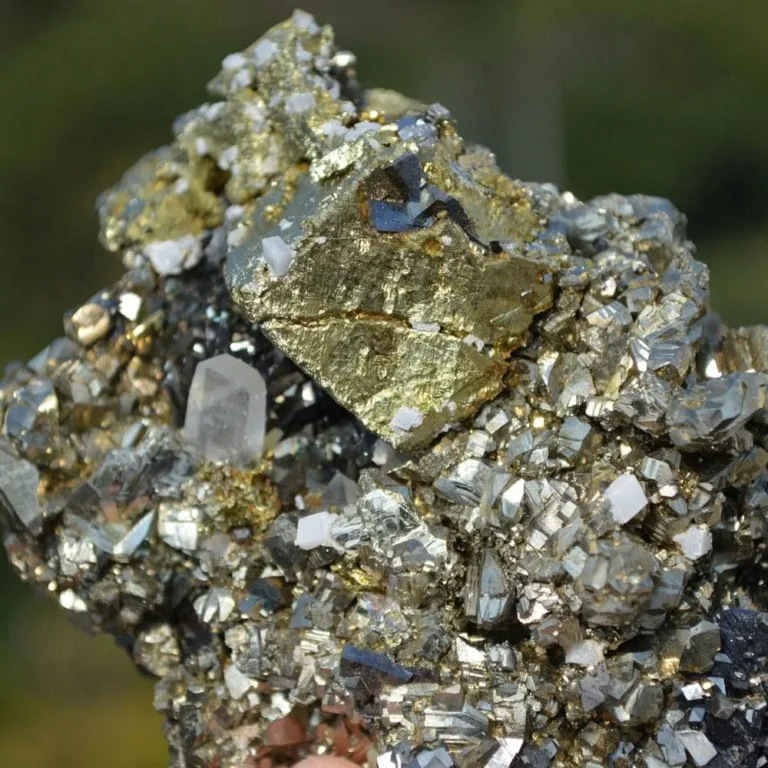 Marmatite With Chalcopyrite, Dolomite, Pyrite, Quartz Crystals - Image 8