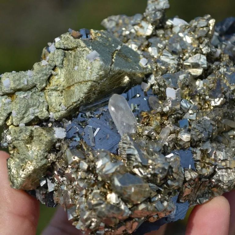 Marmatite With Chalcopyrite, Dolomite, Pyrite, Quartz Crystals - Image 9