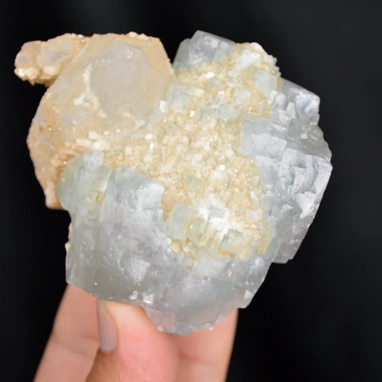 Fluorite With Quartz And Dolomite Crystals - Image 2