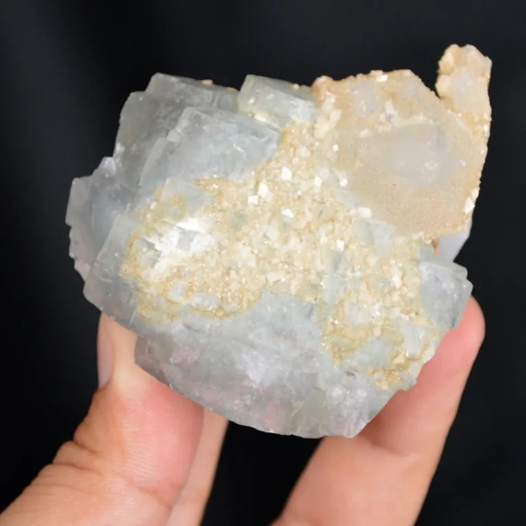 Fluorite With Quartz And Dolomite Crystals - Image 3