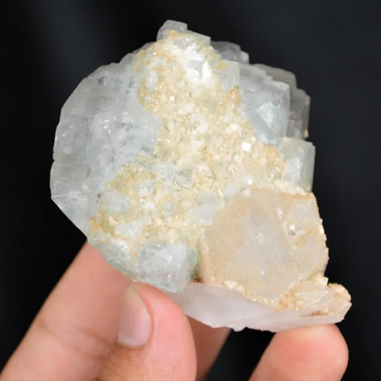 Fluorite With Quartz And Dolomite Crystals - Image 5
