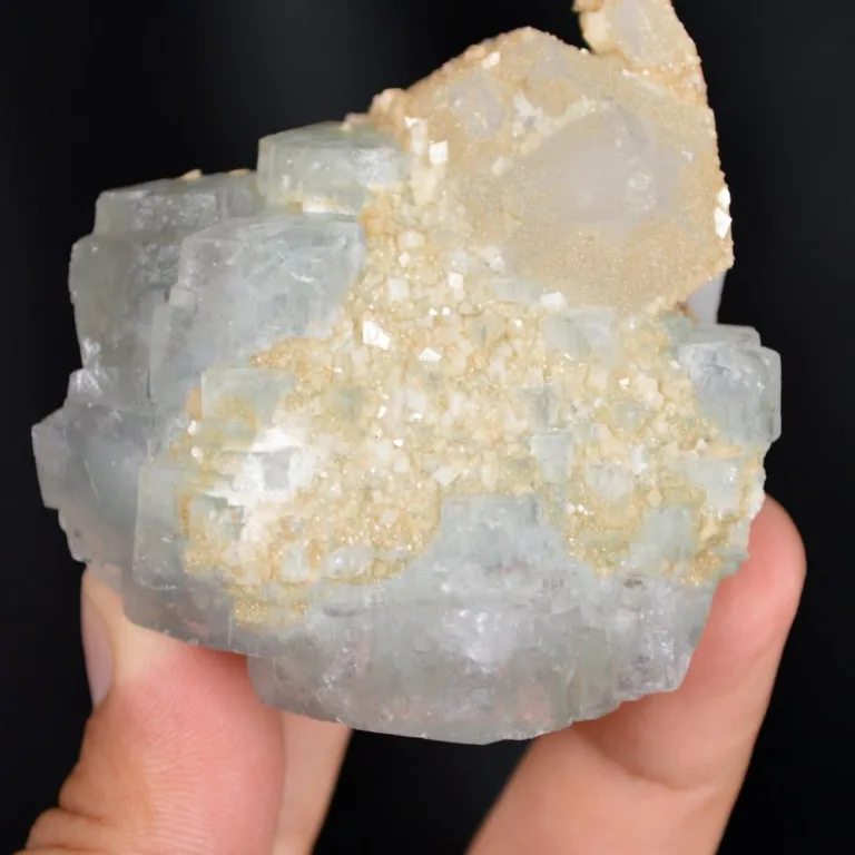 Fluorite With Quartz And Dolomite Crystals - Image 7