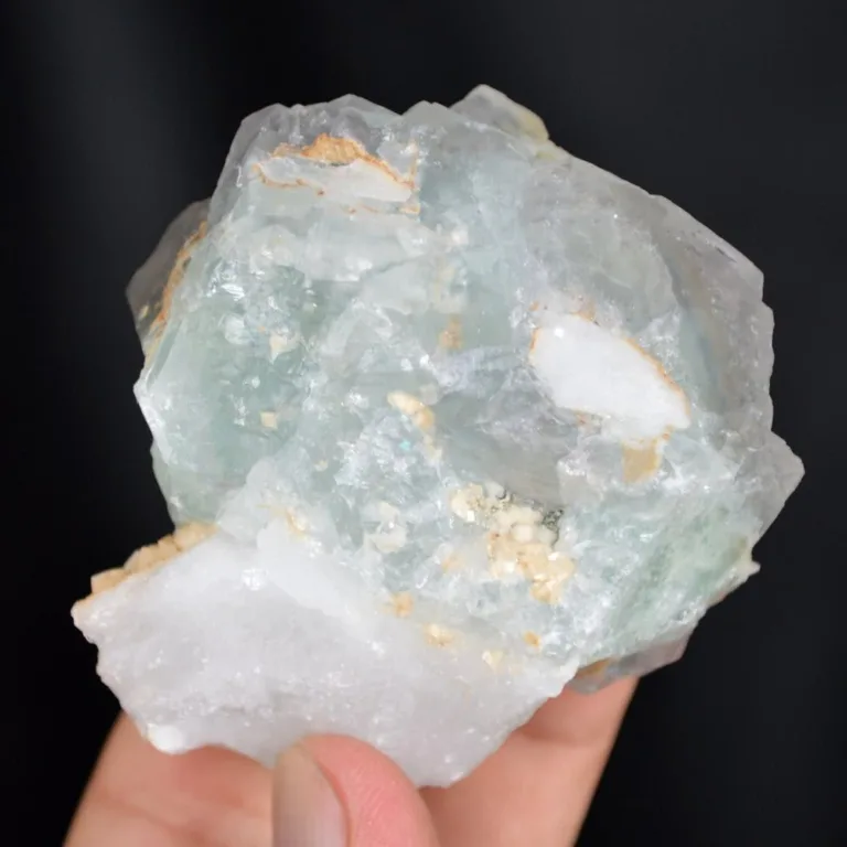 Fluorite With Quartz And Dolomite Crystals - Image 8