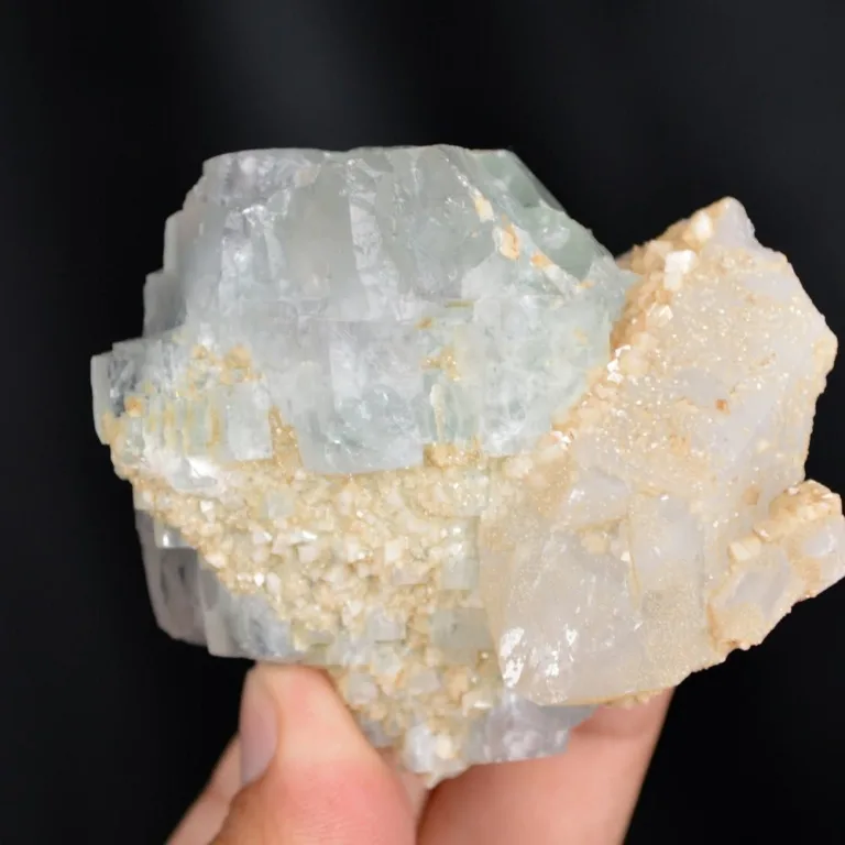 Fluorite With Quartz And Dolomite Crystals - Image 11