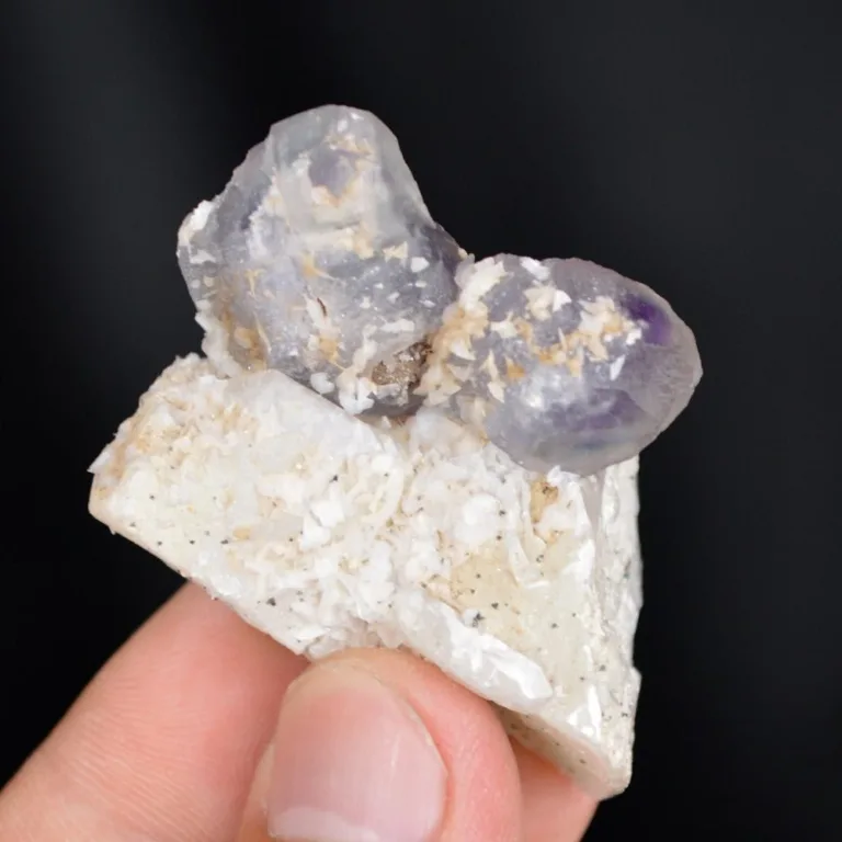 Fluorite With Quartz And Calcite Crystals - Image 5