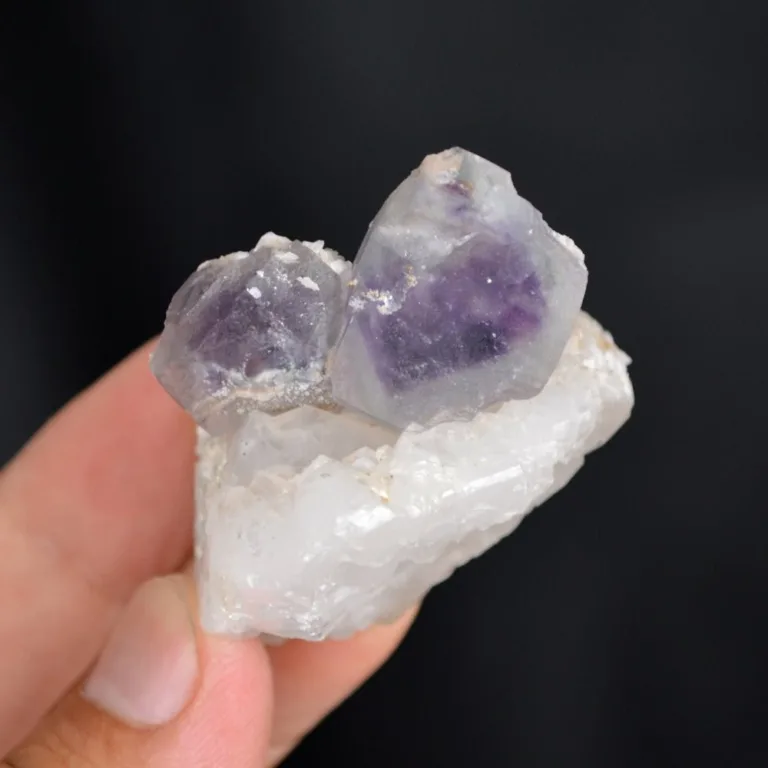 Fluorite With Quartz And Calcite Crystals - Image 7