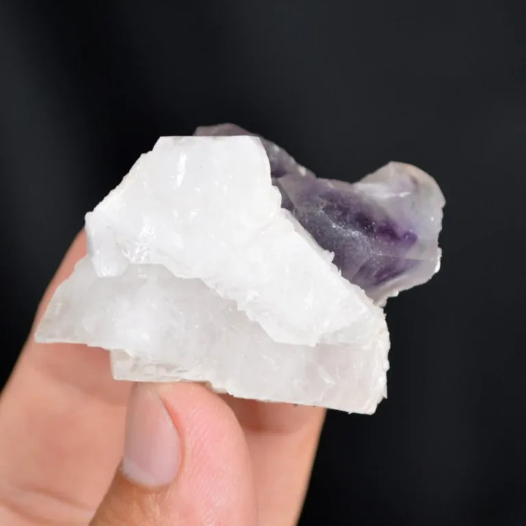 Fluorite With Quartz And Calcite Crystals - Image 8