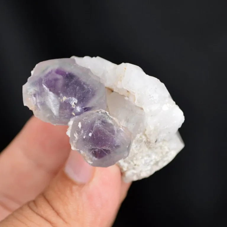 Fluorite With Quartz And Calcite Crystals - Image 9