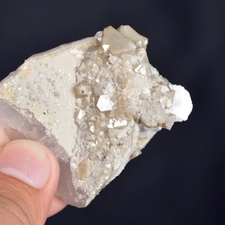 Scheelite With Quartz And Calcite Crystals - Image 2