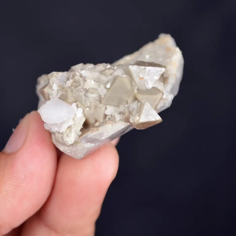 Scheelite With Quartz And Calcite Crystals - Image 4