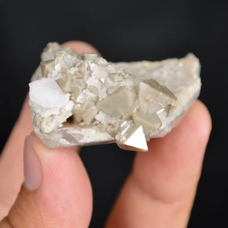 Scheelite With Quartz And Calcite Crystals - Image 5