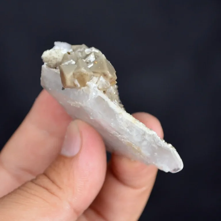 Scheelite With Quartz And Calcite Crystals - Image 7