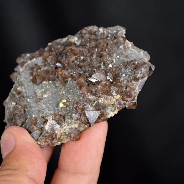 Scheelite With Quartz And Chalcopyrite, Dolomite Crystals - Image 8