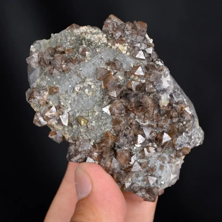 Scheelite With Quartz And Chalcopyrite, Dolomite Crystals - Image 9