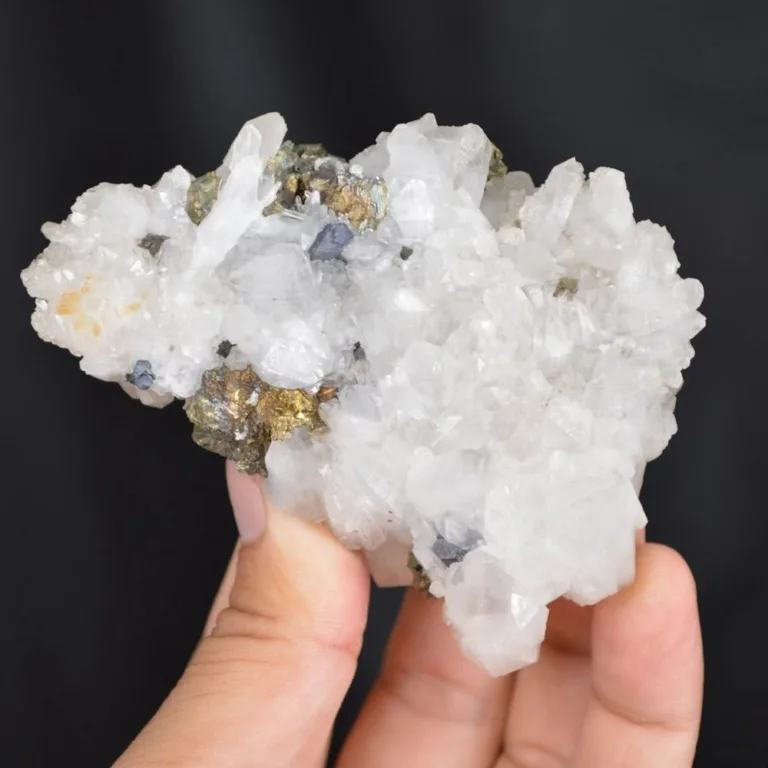 Quartz With Chalcopyrite,Marmatite Crystals - Image 5