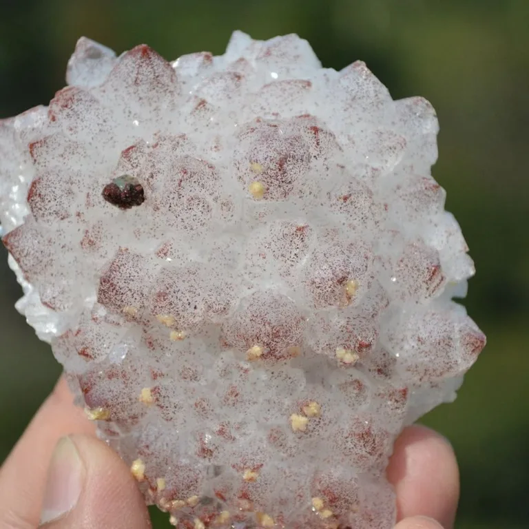 Red Quartz With Pyrite, Dolomite Crystals - Image 5