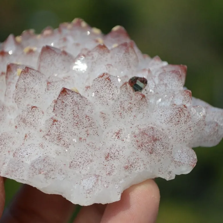 Red Quartz With Pyrite, Dolomite Crystals - Image 6