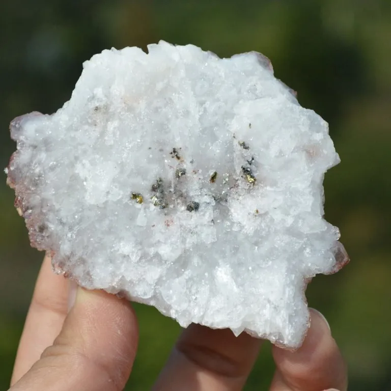 Red Quartz With Pyrite, Dolomite Crystals - Image 8