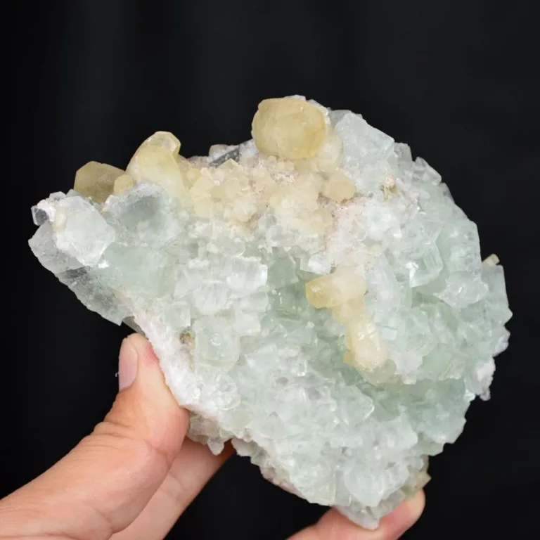 Fluorite With Calcite,Quartz Crystals - Image 2